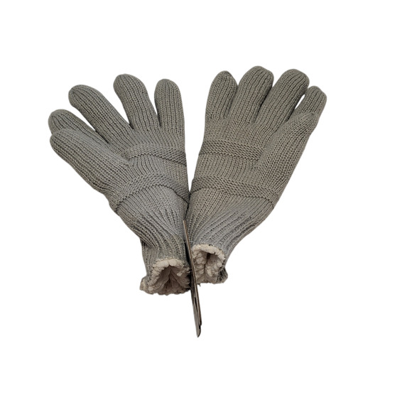 NWT Isotoner eco comfort gray gloves, one size - Picture 4 of 6